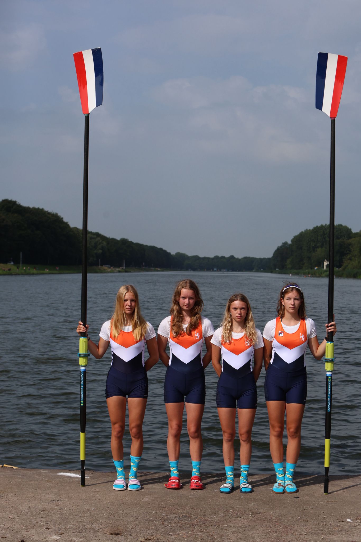 Het NL-team voor de JW4- in Linz